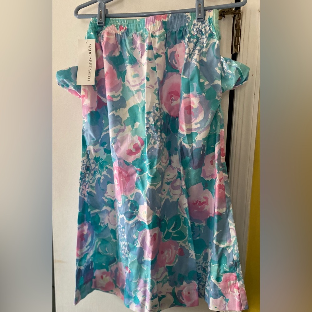 Margaret Smith Vintage Floral Midi Skirt.